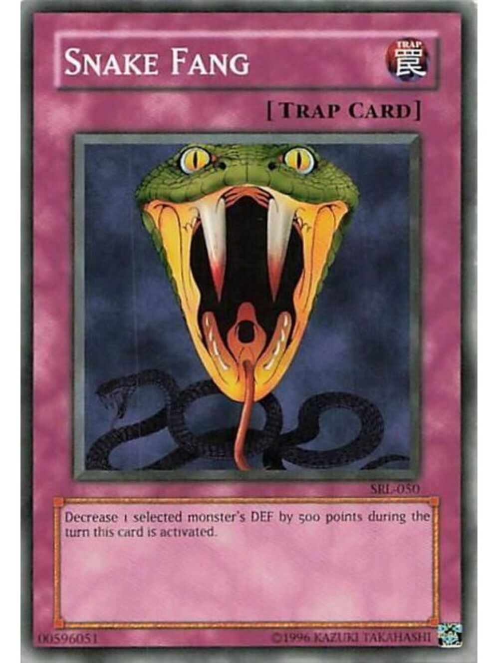 Yu-Gi-Oh! TCG 2002 Snake Fang NM MRL-EN